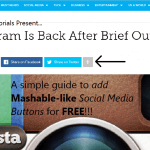 SBT #001: Add Mashable-Like Social Media buttons for free with Mashshare!