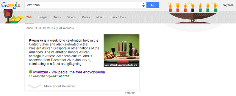 google celebration