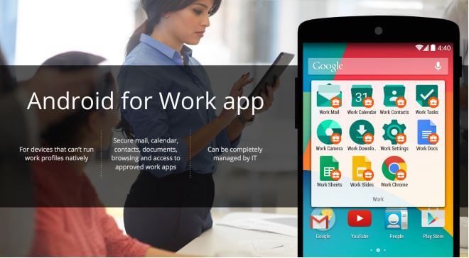 google android for work