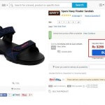 Indian E-Commerce Goes Worse: Snapdeal Sells A Sandal Worth Rs. 725 At A Price Of Rs. 3299