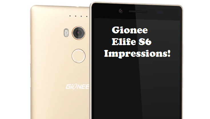 gionee elife s6