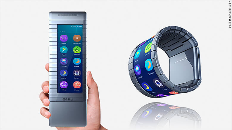 moxi bendable smartphone